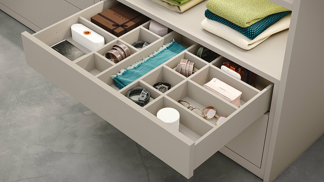 Interior system Legno, drawer, drawer division